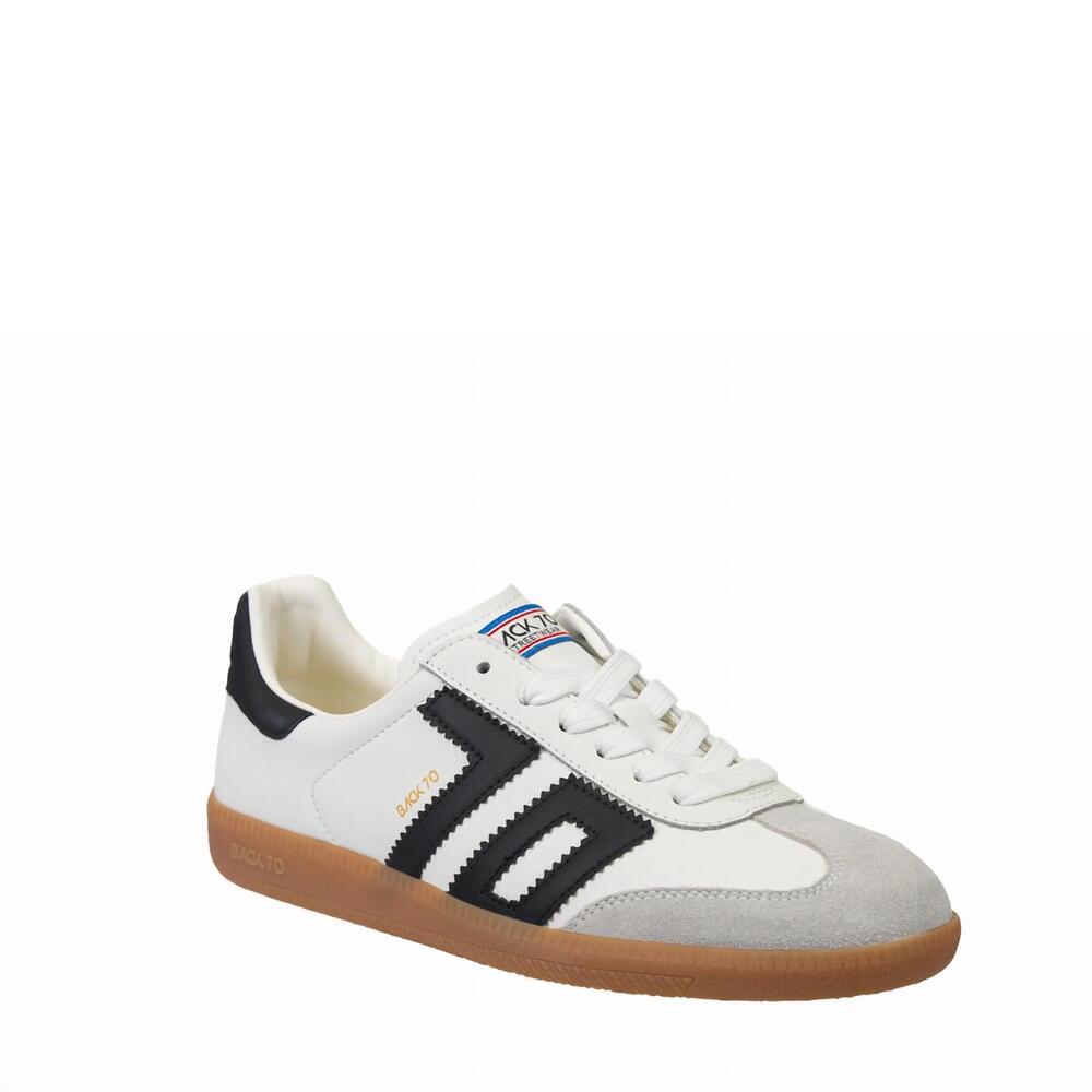 NEW BACK 70 women's cloud sneaker in white black